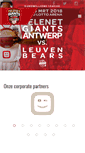 Mobile Screenshot of antwerpgiants.be